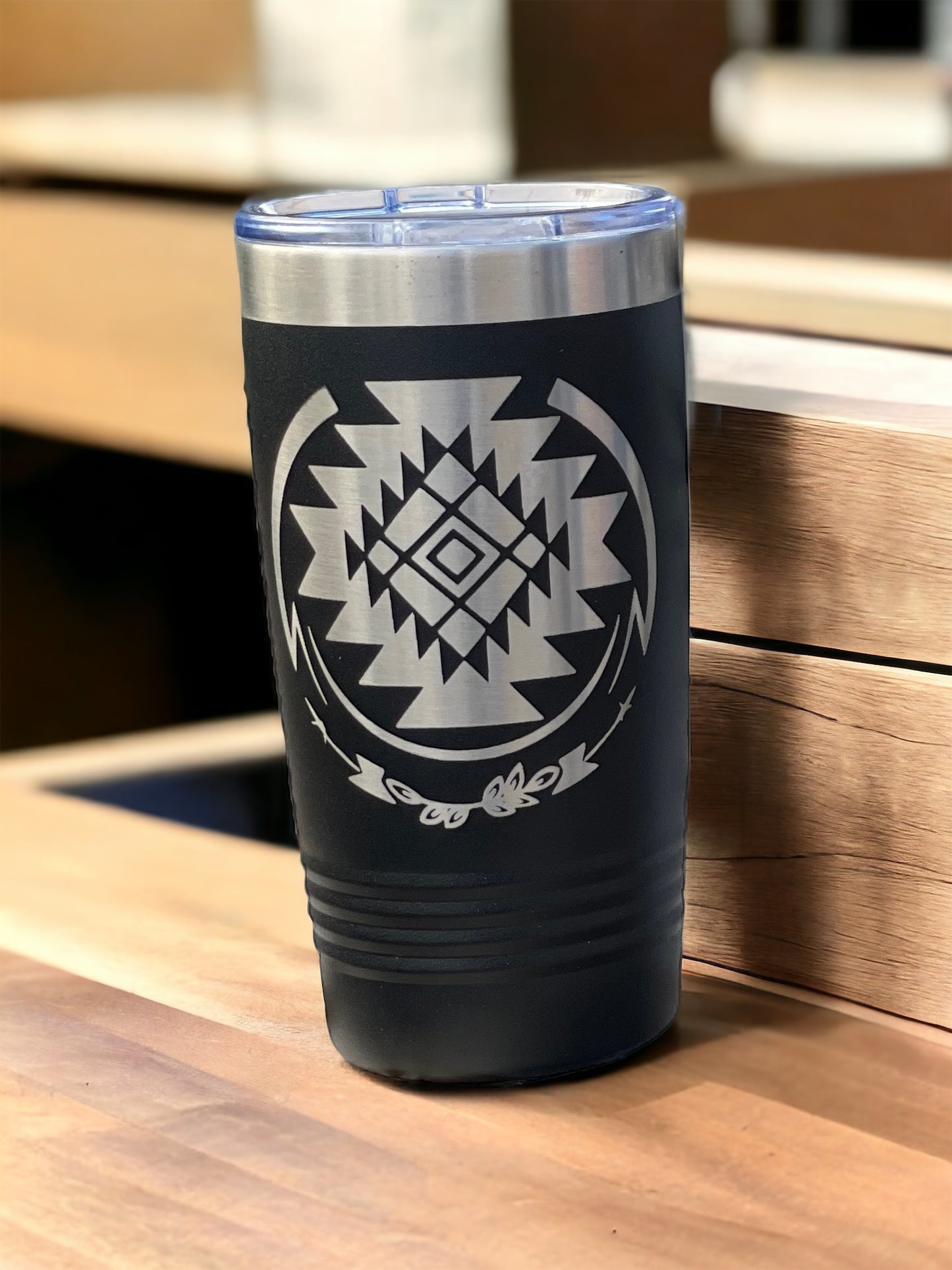 "Native Design 4" Tumbler β 20oz Stainless Steel Insulated Travel Mug
