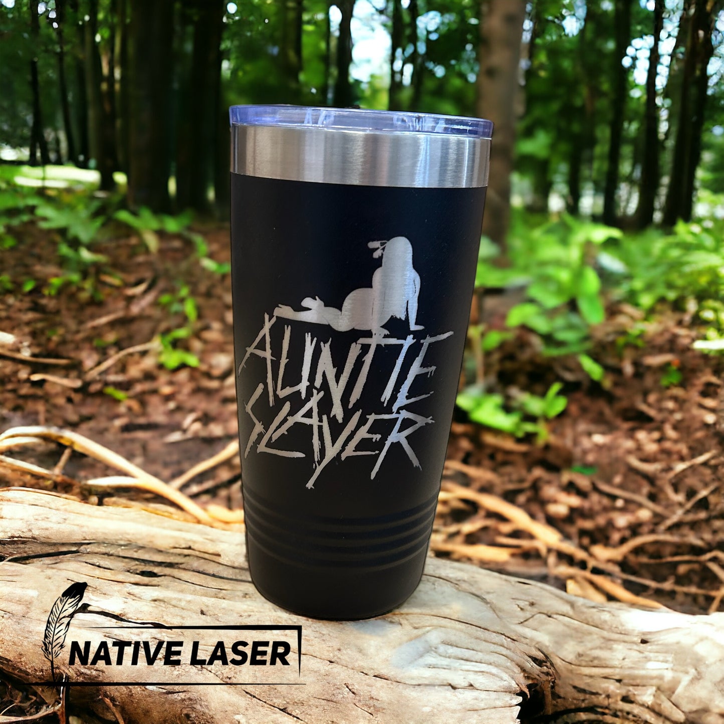 "Auntie Slayer" Tumbler β 20oz Stainless Steel Insulated Travel Mug