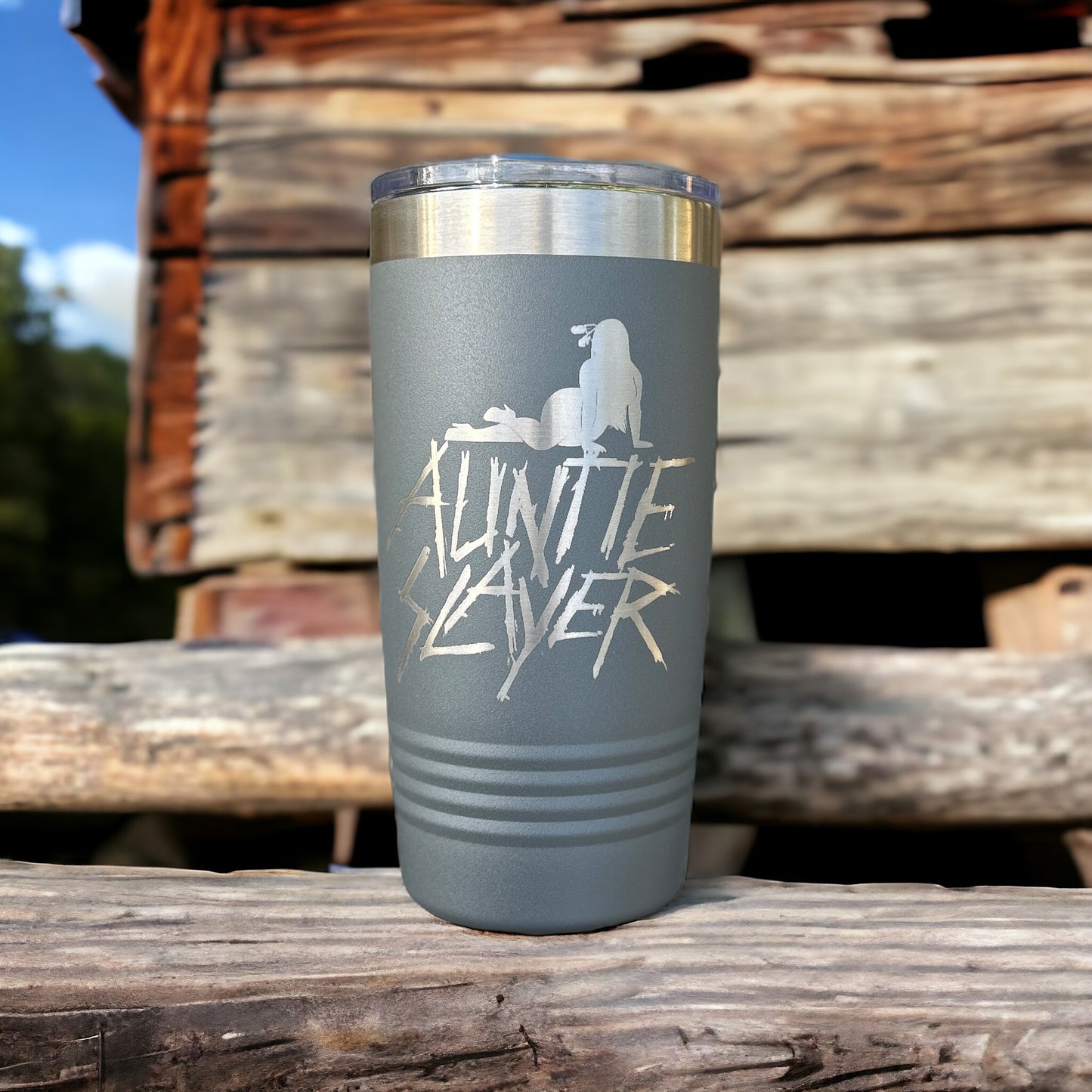 "Auntie Slayer" Tumbler β 20oz Stainless Steel Insulated Travel Mug