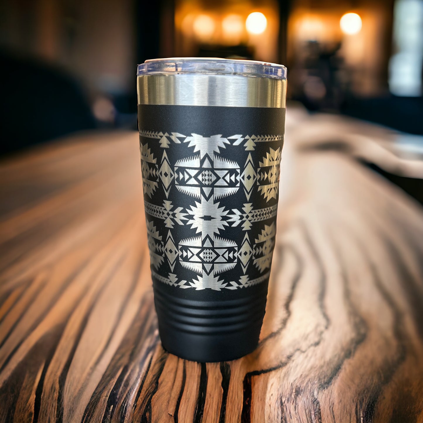 "Native Design 1" Tumbler β 20oz Stainless Steel Insulated Travel Mug