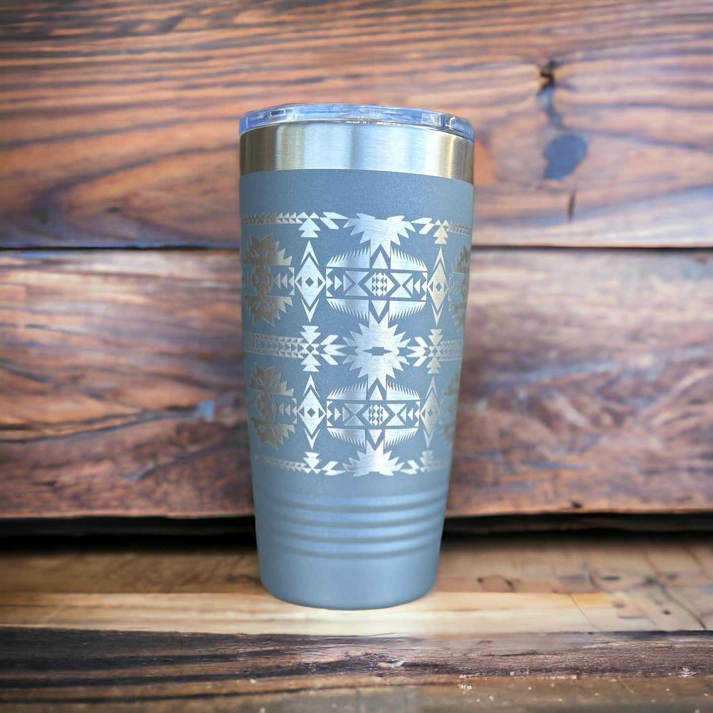 "Native Design 1" Tumbler β 20oz Stainless Steel Insulated Travel Mug