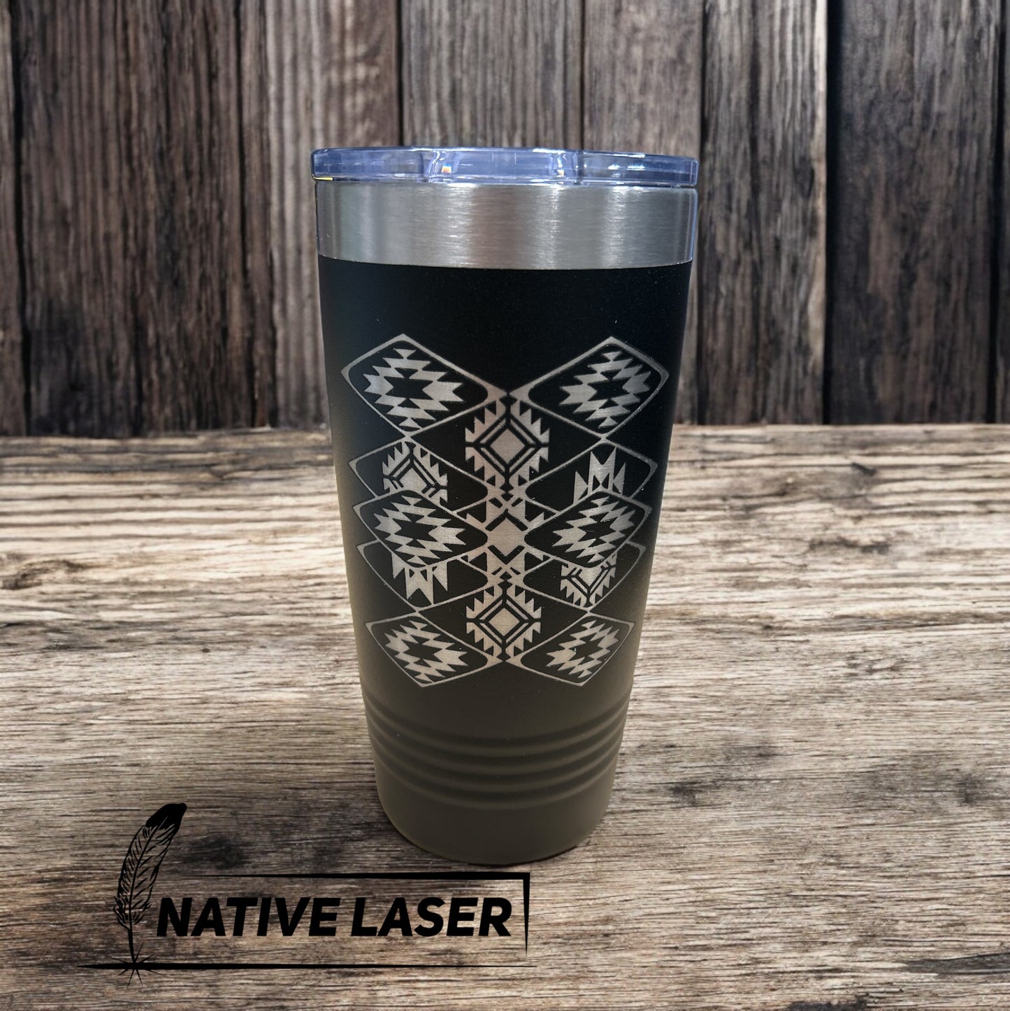 "Native Design 10" Tumbler β 20oz Stainless Steel Insulated Travel Mug