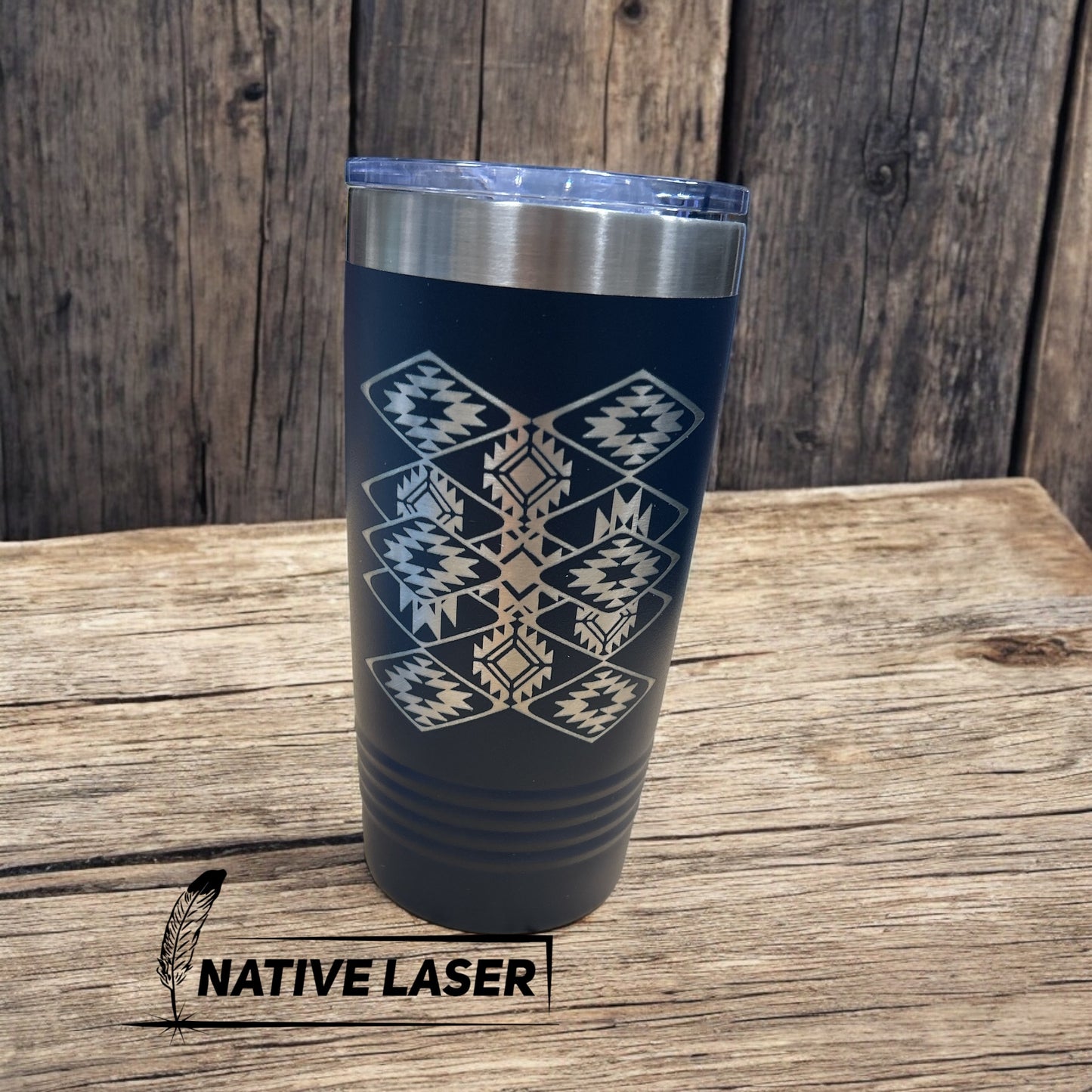 "Native Design 10" Tumbler β 20oz Stainless Steel Insulated Travel Mug