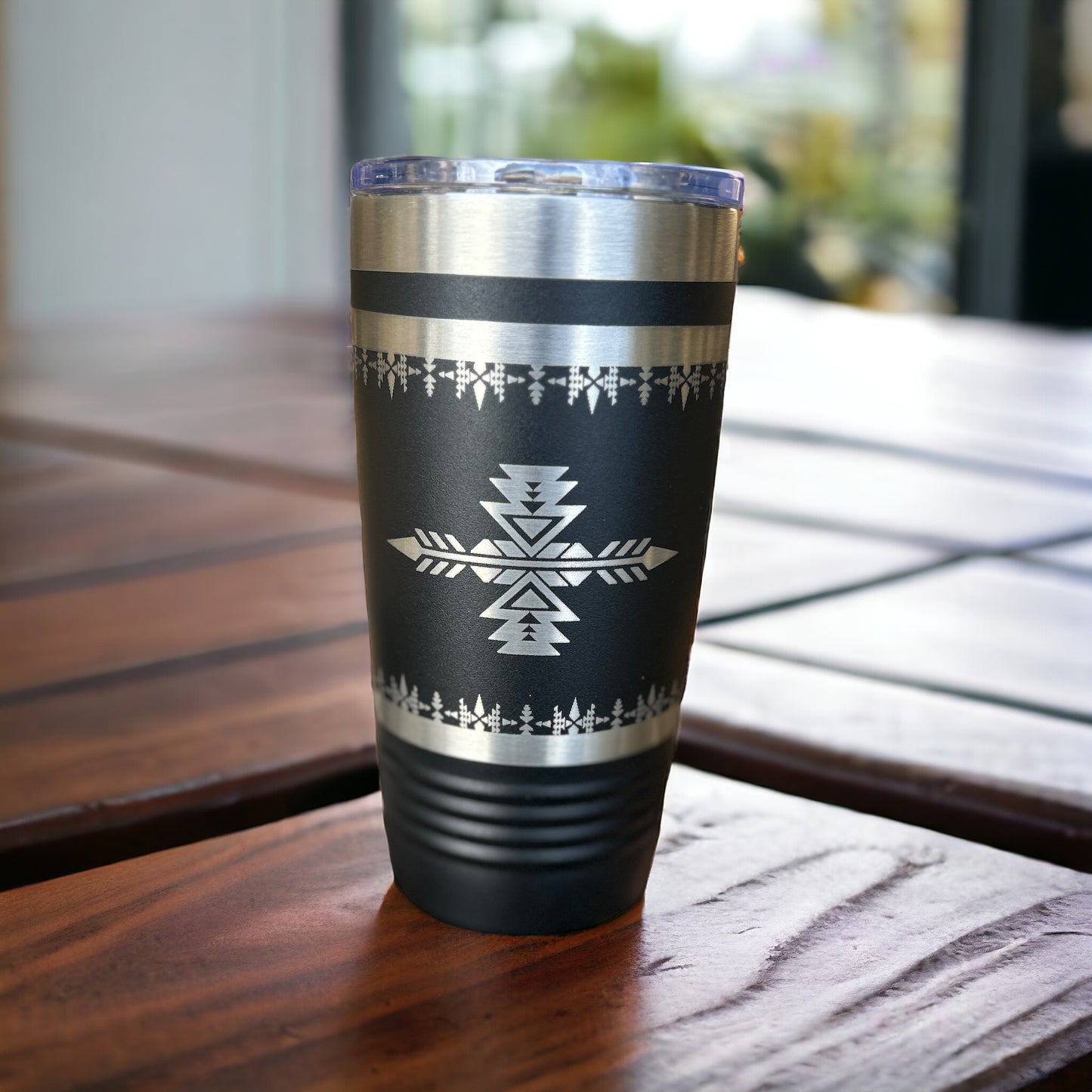 "Native Design 2" Tumbler β 20oz Stainless Steel Insulated Travel Mug