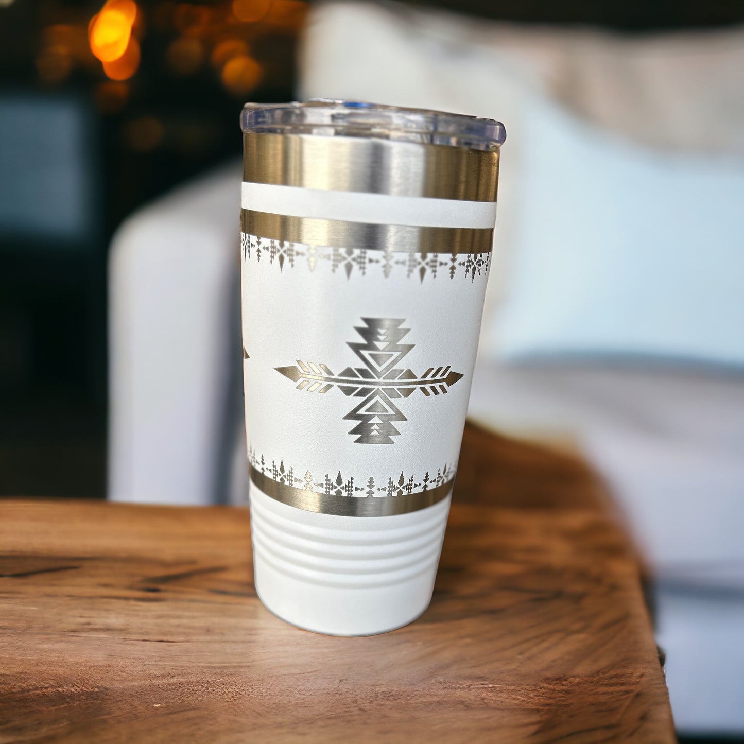 "Native Design 2" Tumbler β 20oz Stainless Steel Insulated Travel Mug
