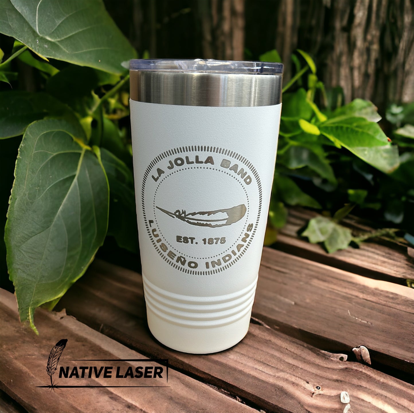 "La Jolla Tribe" Tumbler β 20oz Stainless Steel Insulated Travel Mug