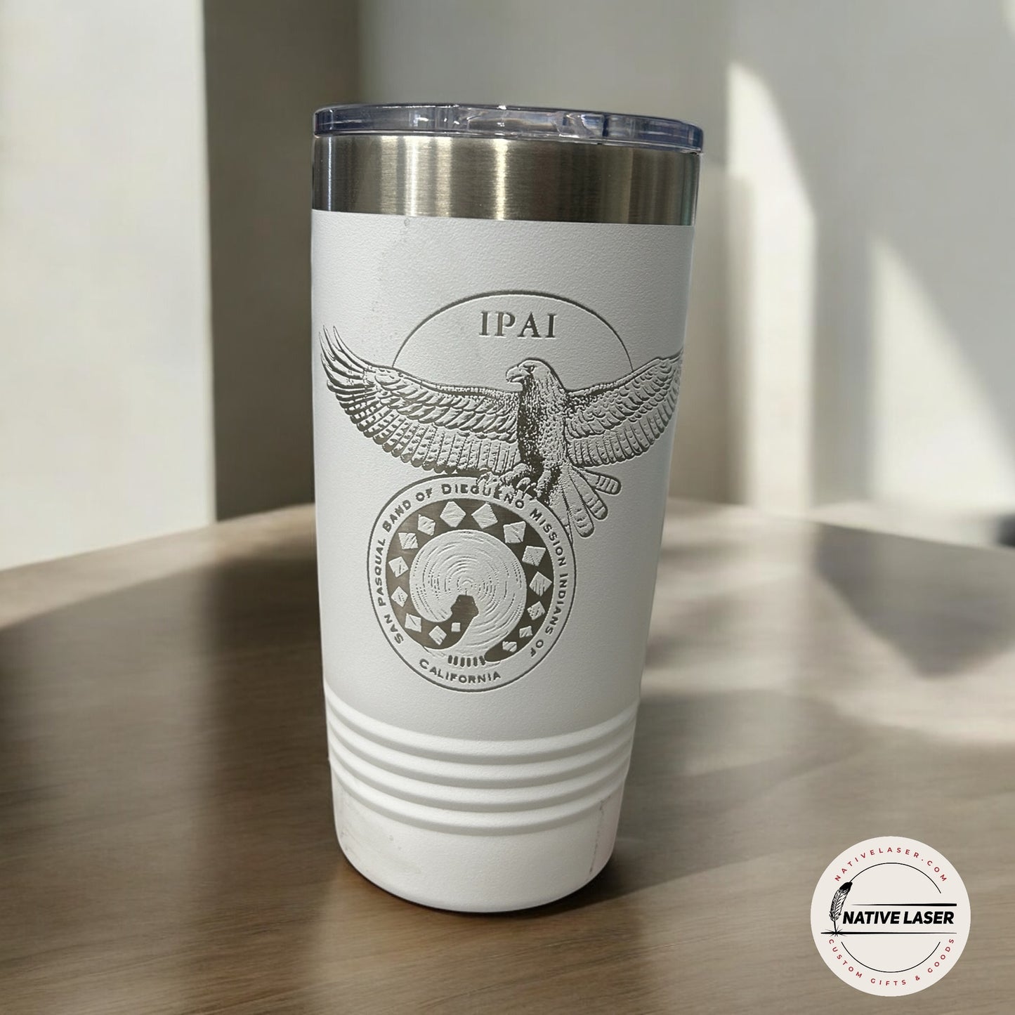 "San Pasqual Tribe" Tumbler β 20oz Stainless Steel Insulated Travel Mug