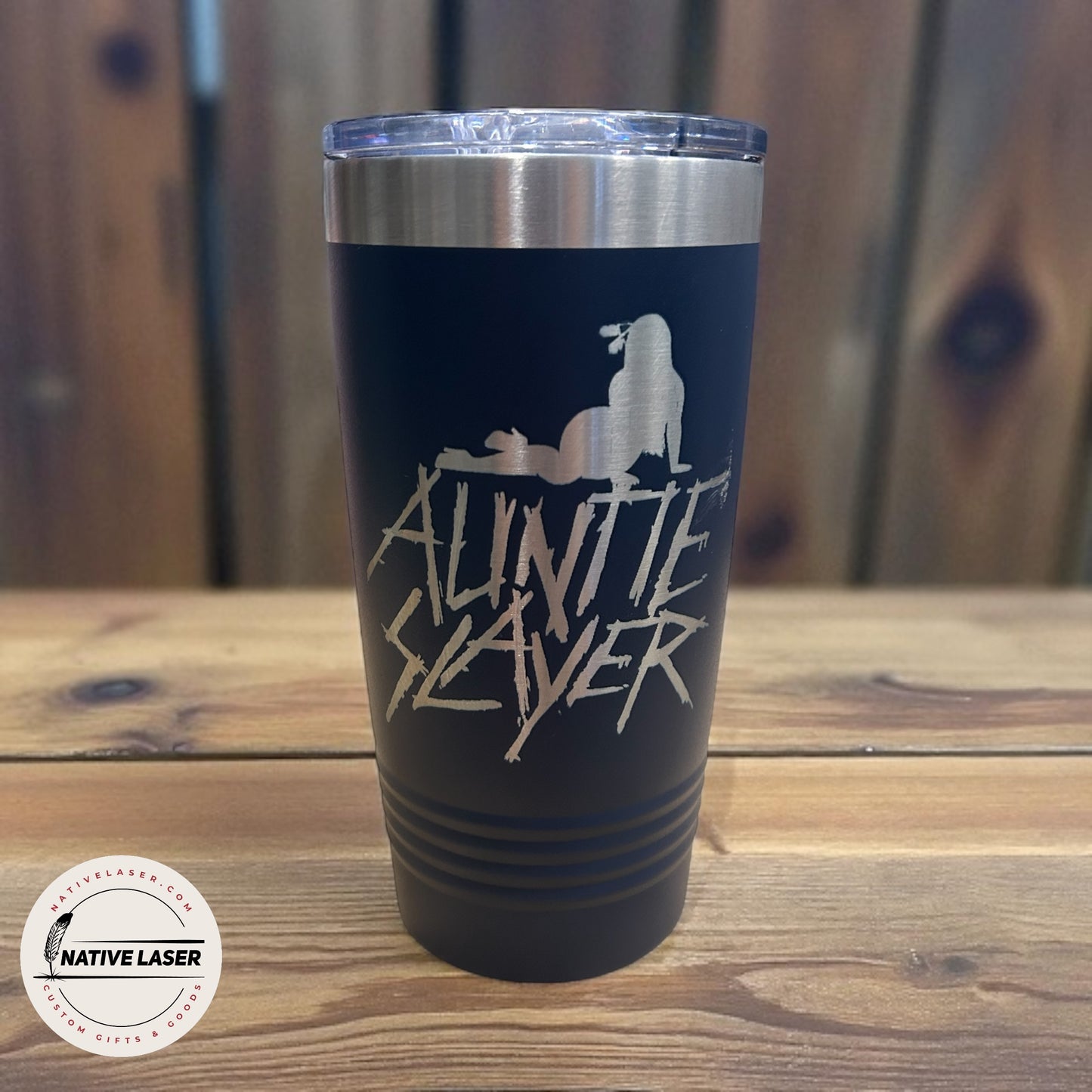 "Auntie Slayer" Tumbler β 20oz Stainless Steel Insulated Travel Mug