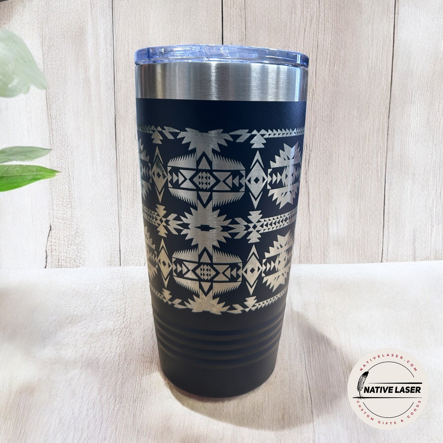 "Native Design 1" Tumbler β 20oz Stainless Steel Insulated Travel Mug