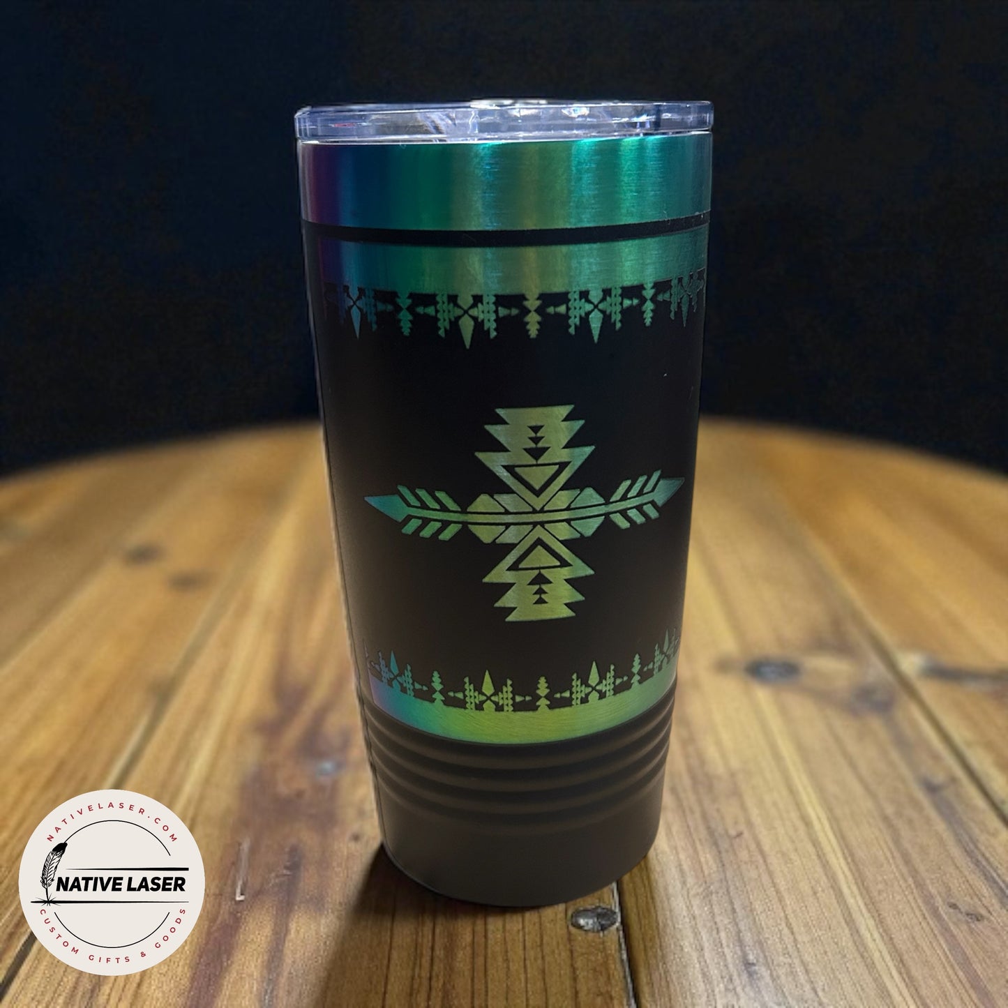 "Native Design 2" Tumbler β 20oz Stainless Steel Insulated Travel Mug