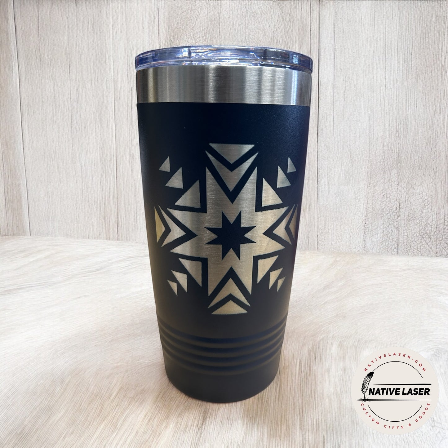 "Native Design 8" Tumbler β 20oz Stainless Steel Insulated Travel Mug
