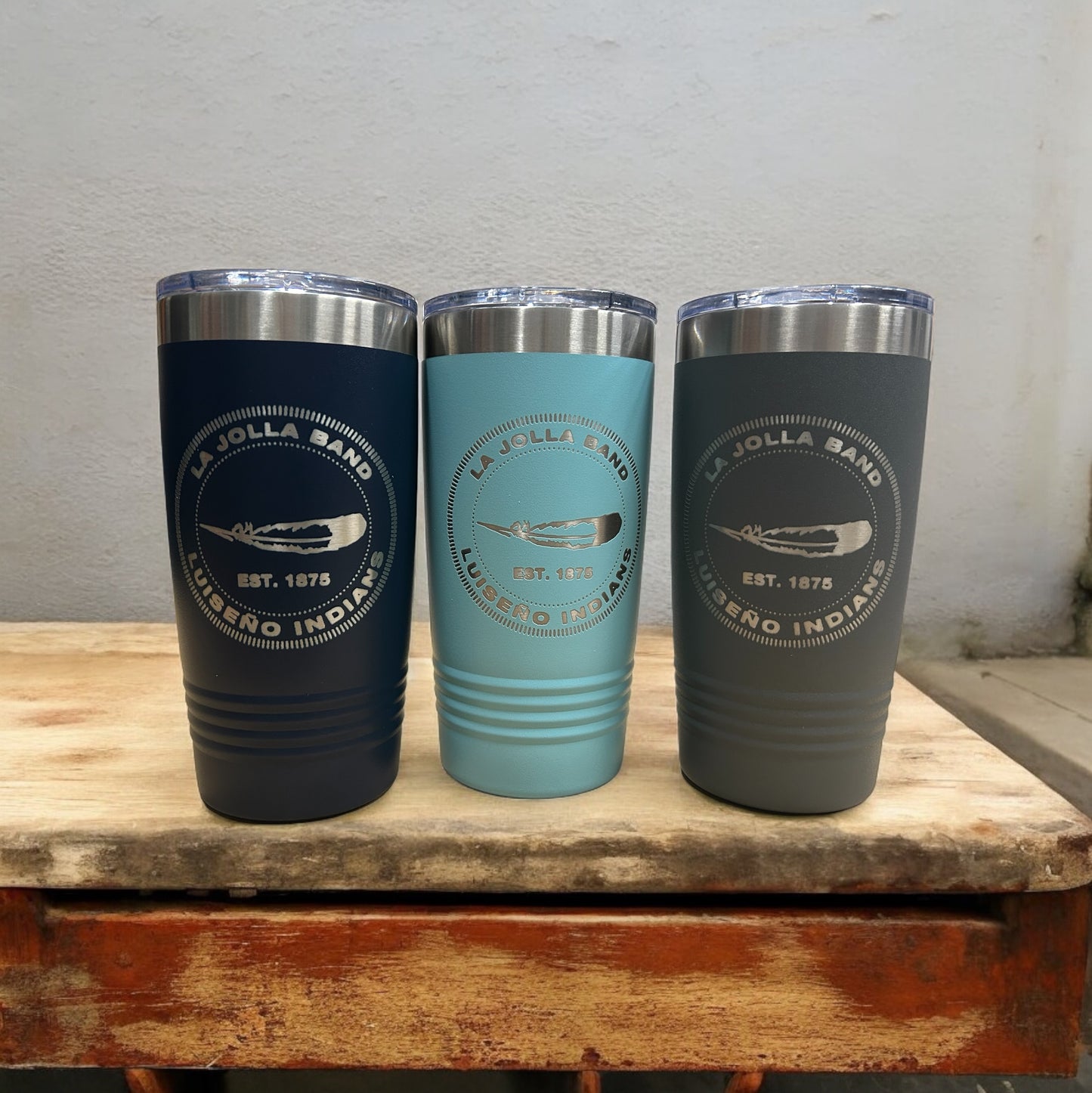 "La Jolla Tribe" Tumbler β 20oz Stainless Steel Insulated Travel Mug