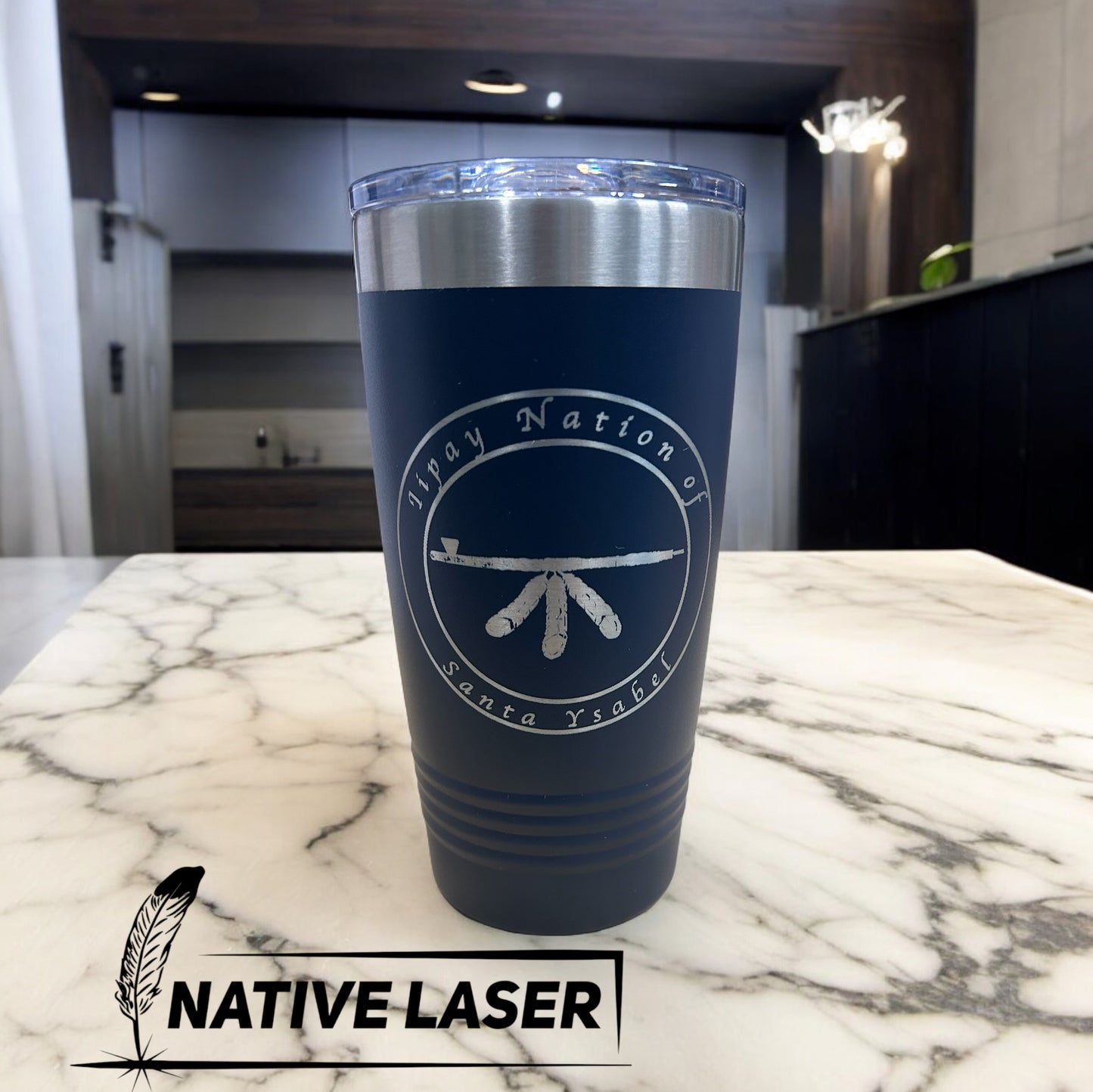"Santa Ysabel Tribe" Tumbler β 20oz Stainless Steel Insulated Travel Mug