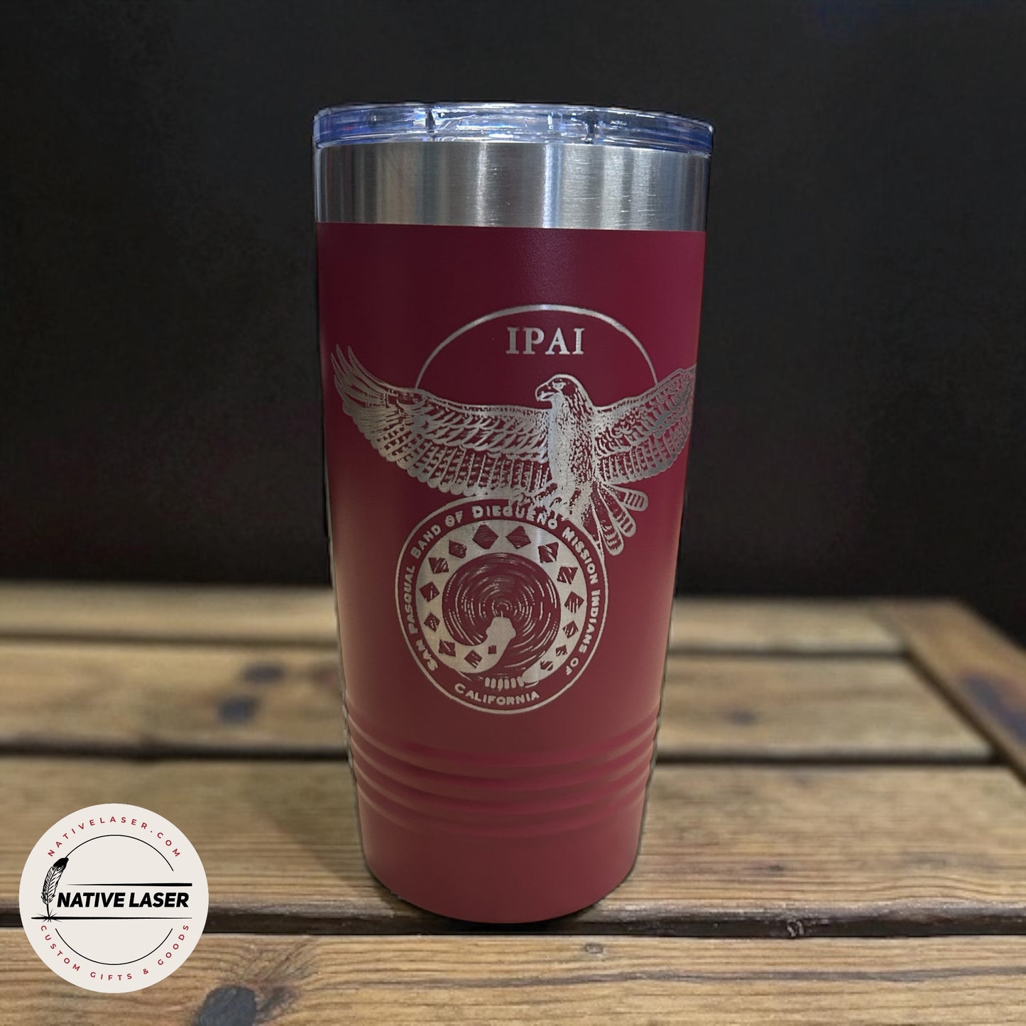 "San Pasqual Tribe" Tumbler β 20oz Stainless Steel Insulated Travel Mug