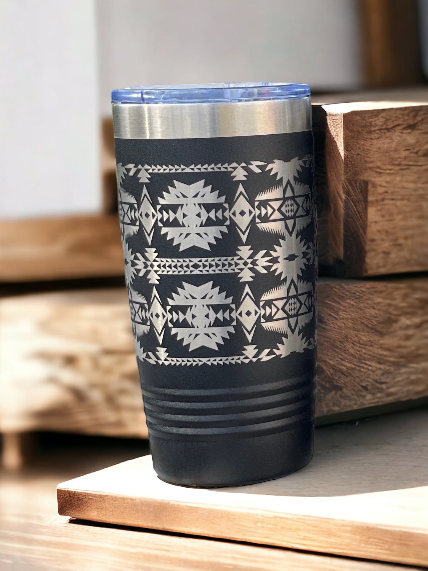"Native Design 1" Tumbler – 20oz Stainless Steel Insulated Travel Mug