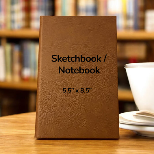 Custom Sketchbook / Notebook 5.5"x8.5"