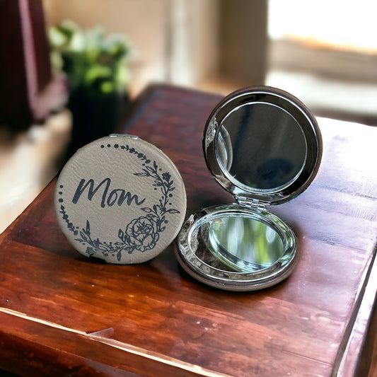Mom Flower- Compact Mirror