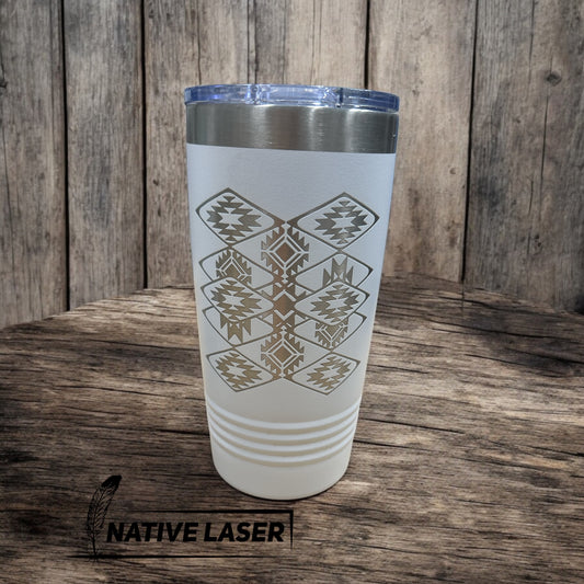 "Native Design 10" Tumbler – 20oz Stainless Steel Insulated Travel Mug