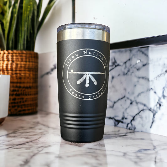 "Santa Ysabel Tribe" Tumbler – 20oz Stainless Steel Insulated Travel Mug