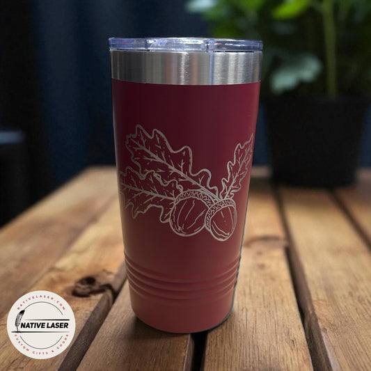 "Acorn" Tumbler – 20oz Stainless Steel Insulated Travel Mug