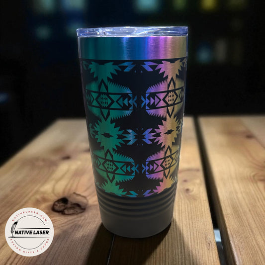 "Native Design 1" Tumbler – 20oz Stainless Steel Insulated Travel Mug