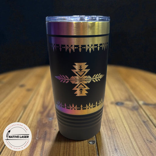 "Native Design 2" Tumbler – 20oz Stainless Steel Insulated Travel Mug